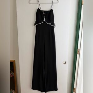 Sachin + Babi Black Jumpsuit with White Accents